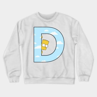 Simpsons letter Crewneck Sweatshirt